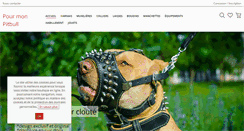 Desktop Screenshot of pour-mon-pit-bull.com