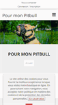 Mobile Screenshot of pour-mon-pit-bull.com